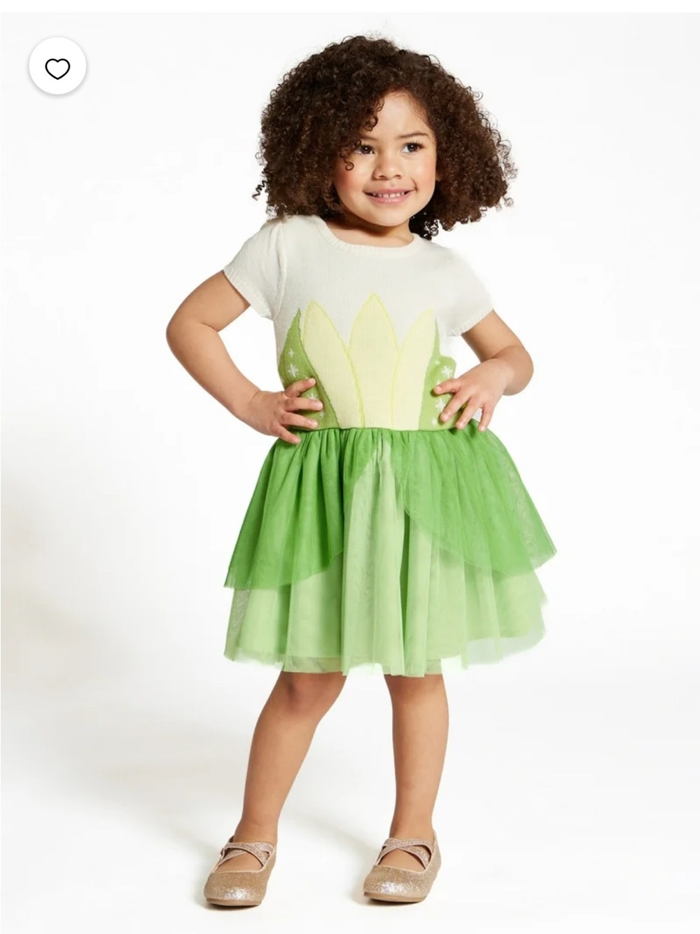 Girls Tiana from The Princess and the Frog Halloween Costume Size 3T - Picture 3 of 8